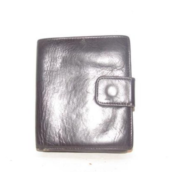 Gucci Supple Black Leather Bi-fold Horseshoe - Picture 11 of 12